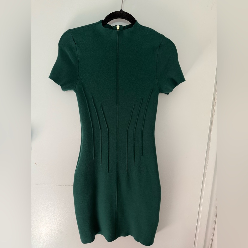 Eliza J Dark Green Midi Dress